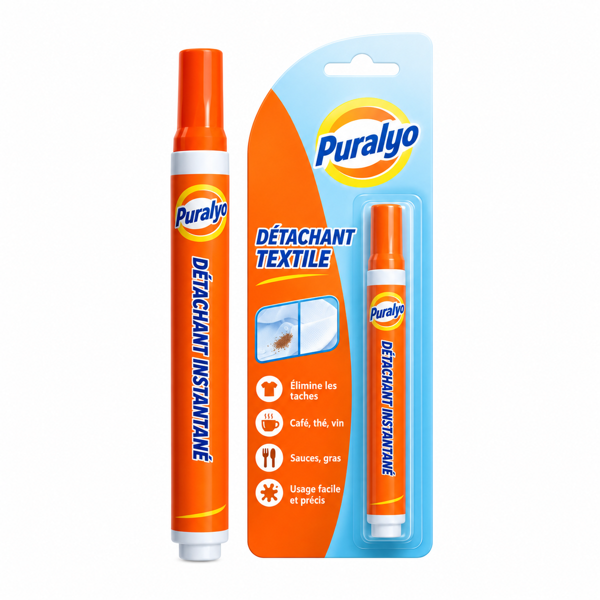 Detachant Textile - Pack de 3 Stylos